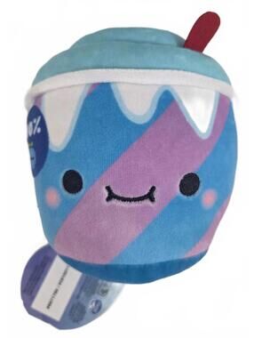Spin Master Cheeky Chonks Freezy Cheeks Plush The Snacky Seats NWT Blue Slushie